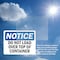 Signmission Do Not Load Over Top Of Container, 14 in W x Rectangle, Vinyl Decal OS-2PACK-NS-D-1014-L-15463 - alternate 4